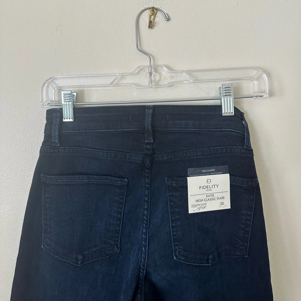 Fidelity - Katie High Classic Flare New With Tags Size 25 - Picture 4 of 6